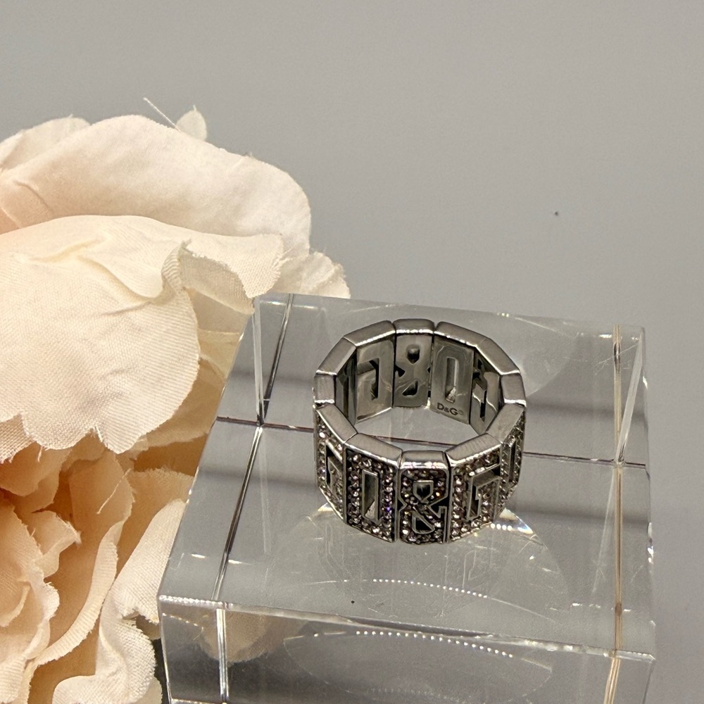 DOLCE & GABBANA LOGO ETERNITY RING - Picture 5 of 9